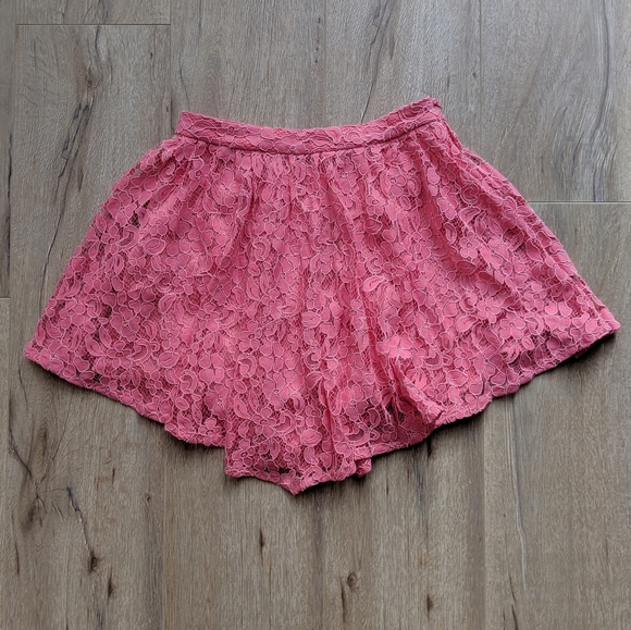 NBD Make Me Blush Mini Lace Skirt - Picture 4 of 7